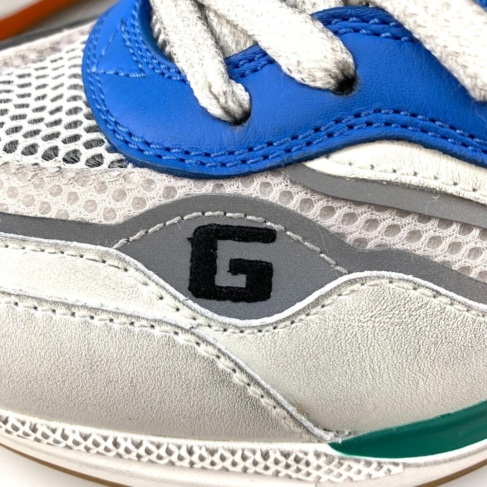 NIB Gucci Ultrapace Panelled Sneakers In White Size 6 - Picture 9 of 15